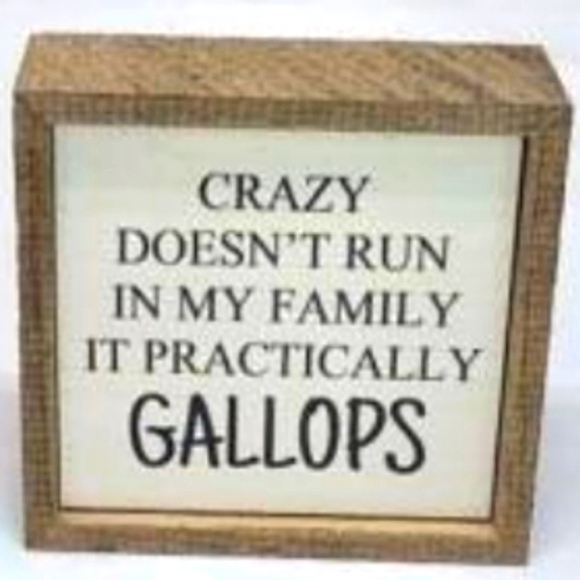 Rustic wooden framed quote.  6"×6" - Picture 1 of 1